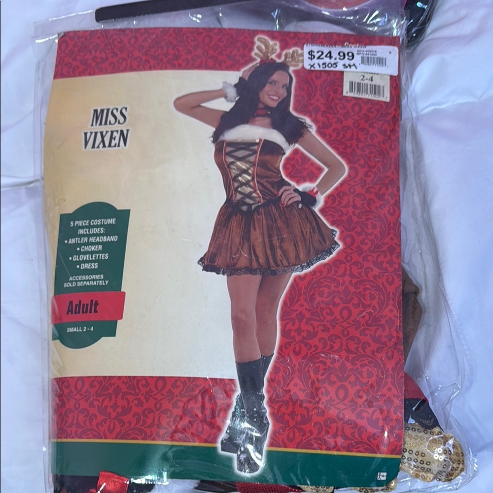 Miss Vixen Costume with Brown and White Accents